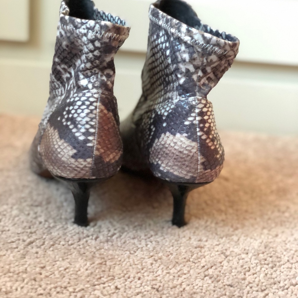Donald J. Pliner Python Stretch Sock Booties - image 3